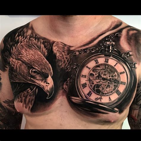 diseños tatuajes pecho hombre|Tatuajes en el pecho para hombres – 50 ideas